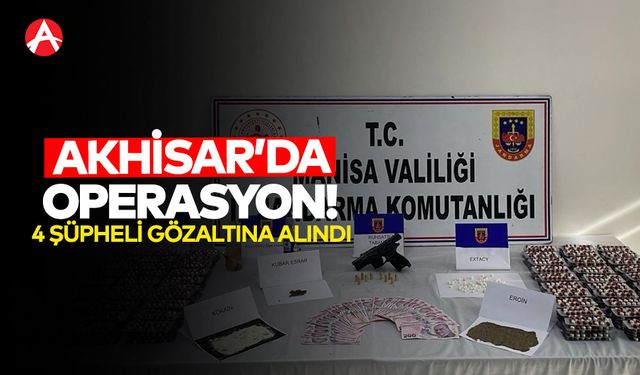 Akhisar’da Uy*sturucu Operasyonu: 4 Şüpheli Gözaltına Alındı
