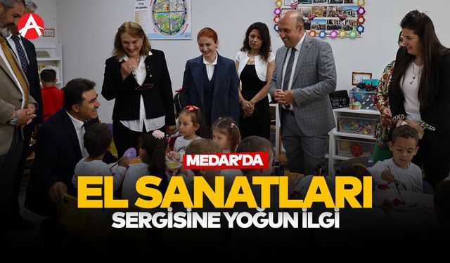 Akhisar Medar’da El Sanatları Sergisine Yoğun İlgi