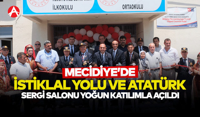 Mecidiye Milli Eğitim Vakfı Okulu’nda “İstiklal Yolu ve Atatürk” Sergi Salonu Açıldı