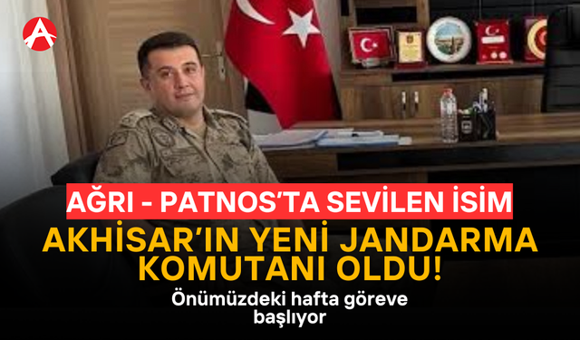 Akhisar İlçe Jandarma Komutanı Mehmet Bayram oldu!