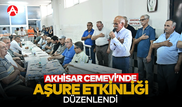 Akhisar Cemevi'nde Aşure Hayrı Etkinliği