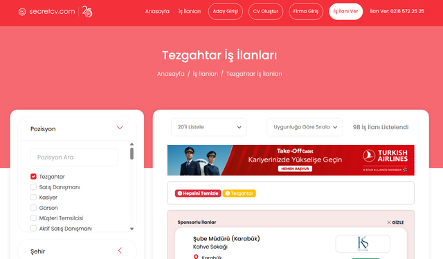 Türkiye'nin güçlü iş ağı: Secret CV