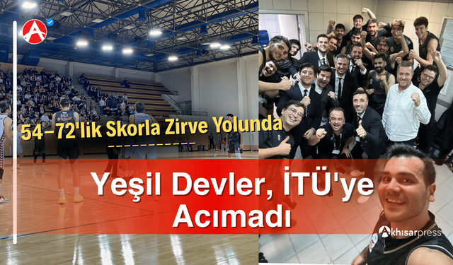 Yeşil Devler, Türk Basketbolunun Efsanelerine Rağmen İTÜ'ye Acımadı