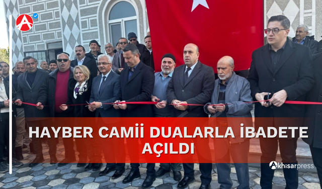 Hayber Camii Dualarla İbadete Açıldı