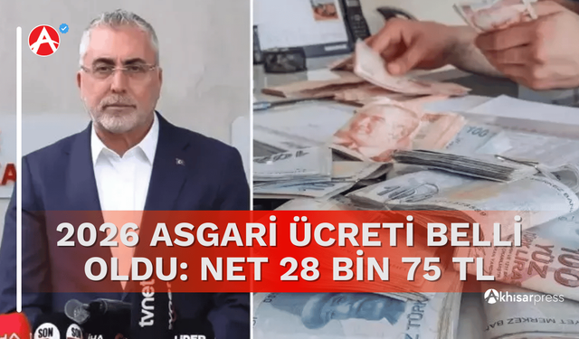 2026 Asgari Ücreti Belli Oldu: Net 28 Bin 75 TL