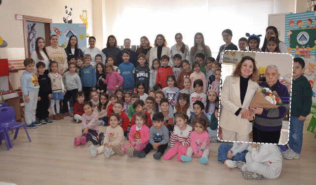 Duayen Gazeteci Haldun Akyüz Miniklerle Buluştu