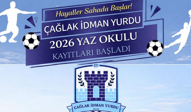 Çağlak İdman Yurdu’ndan Geleceğin Futbolcularına Yaz Okulu Fırsatı
