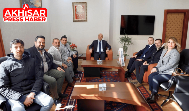 Akhisar Kahveciler Odası’ndan Kaymakam Can’a Ziyaret