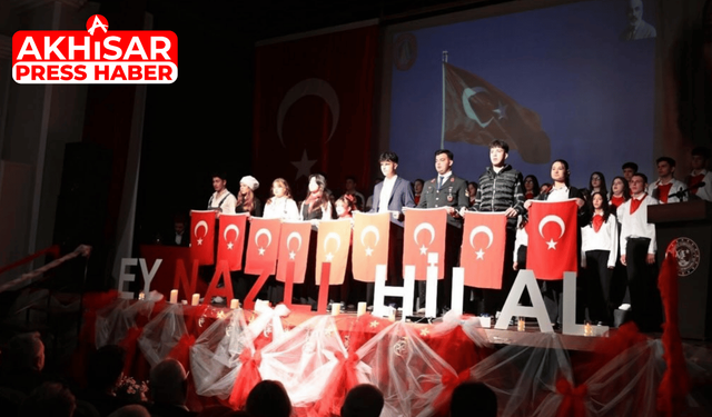 Akhisar’da 12 Mart İstiklal Marşı’nın Kabulü Programı Düzenlendi