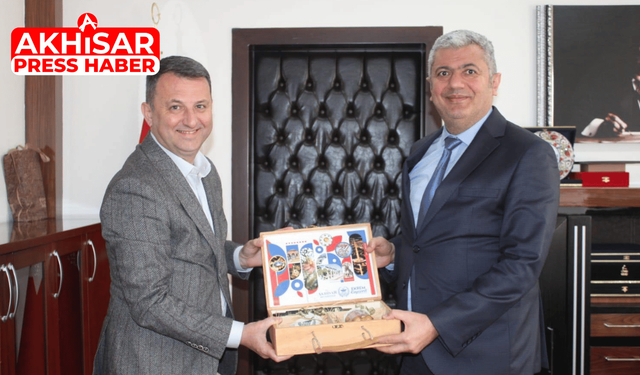 Akhisar Belediye Başkanı Kayserili’den Kaymakam Kütük’e Ziyaret