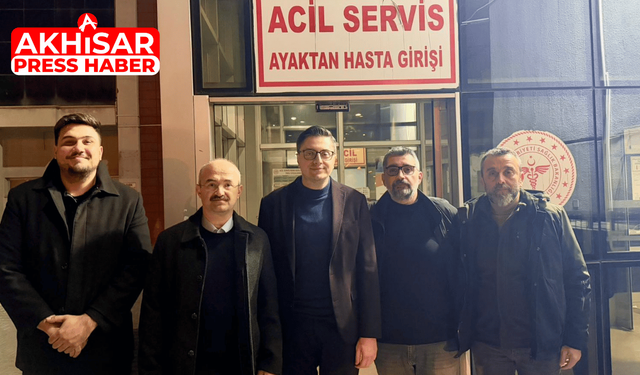 AK Parti Akhisar İlçe Teşkilatından Sağlık Çalışanlarına 14 Mart Ziyareti