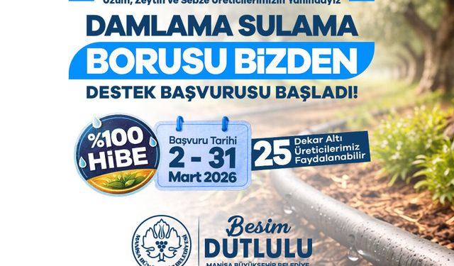 Büyükşehir’den Üreticilere Yüzde 100 Hibe Desteği