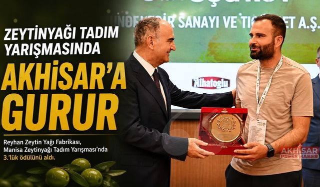 Akhisarlı Reyhan Zeytin Yağı Fabrikası’ndan Büyük Başarı