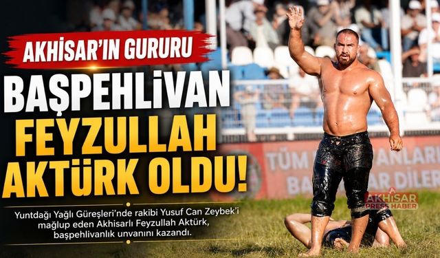 Yuntdağı Güreşleri Kırkpınar’ı Aratmadı: Başpehlivan Feyzullah Aktürk Oldu