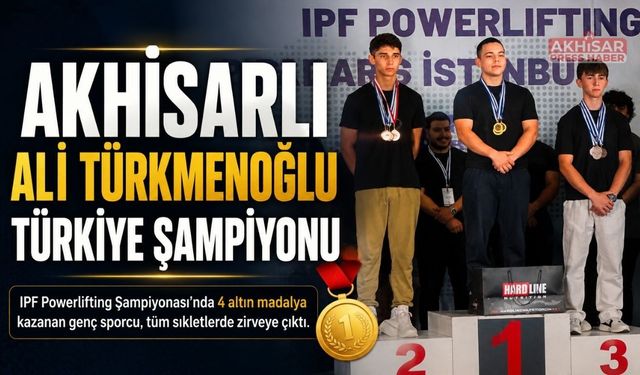 Akhisarlı Öğrenciden Türkiye Şampiyonluğuna Uzanan Büyük Başarı