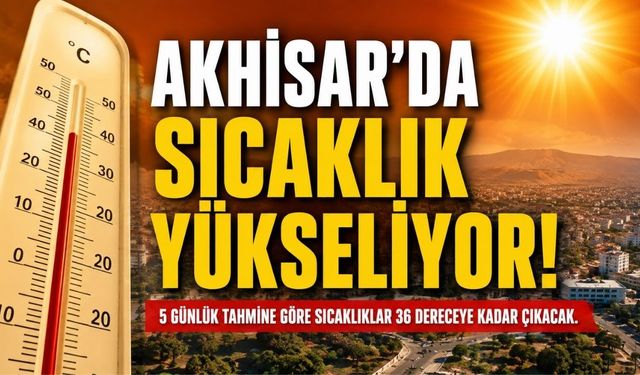 Akhisar’da Önümüzdeki 5 Gün Hava Nasıl Olacak?
