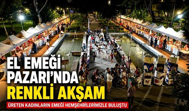 Akhisar’da El Emeği Pazarı Atölye Etkinlikleri Devam Ediyor