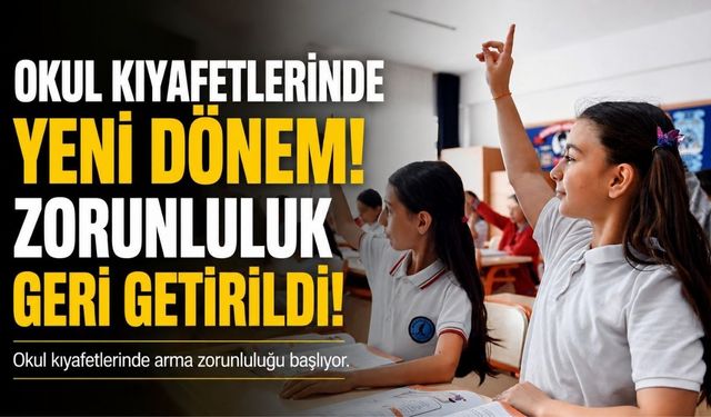 Okul Kıyafetlerinde Yeni Dönem: Arma Zorunluluğu Geri Geldi