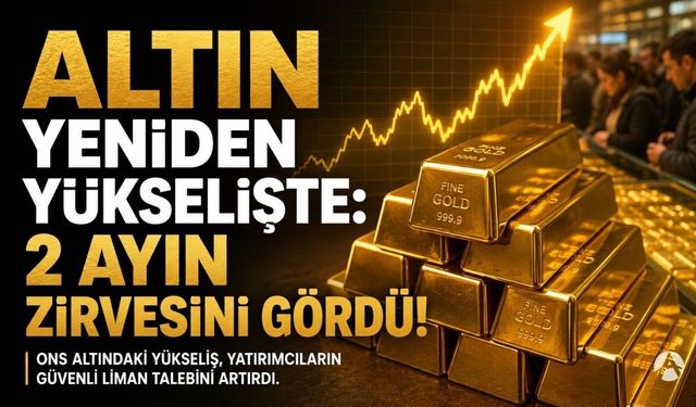 Altın yeniden yükselişte: 2 ayın zirvesini gördü!