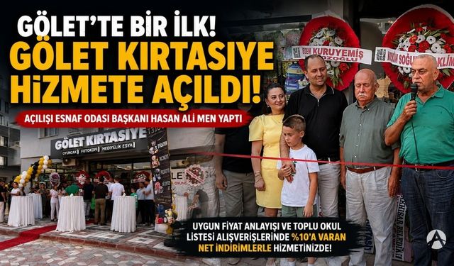 Gölet’te Bir İlk: Gölet Kırtasiye Hizmete Açıldı
