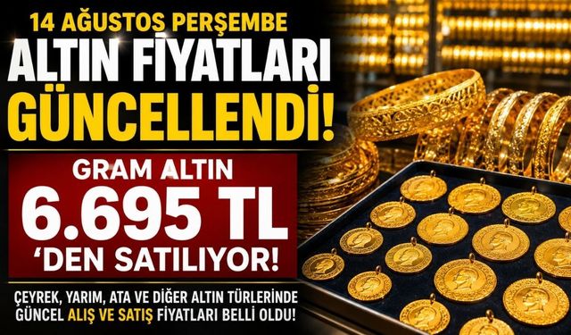 Altın Fiyatlarında Yeni Gün: Gram Altın 6.695 TL’den Satılıyor