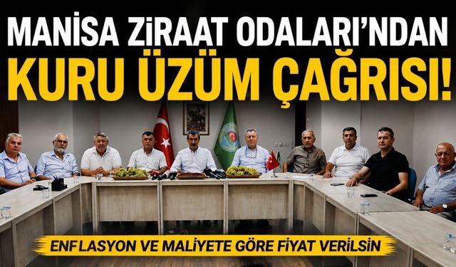 Manisa Ziraat Odaları’ndan Kuru Üzümde Adil Fiyat Çağrısı