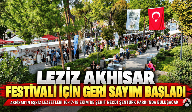 Leziz Akhisar Festivali için geri sayım başladı