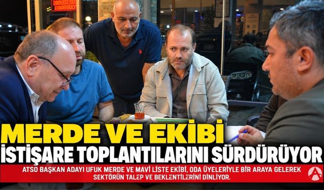 Merde ve Mavi Liste ekibi istişare toplantılarını sürdürüyor