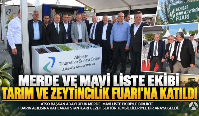 Merde Tarım ve Zeytincilik Fuarı’na Katıldı