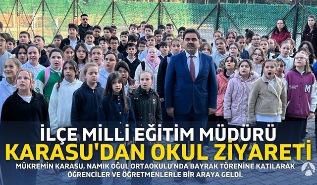 Akhisar İlçe Milli Eğitim Müdürü Karasu, Namık Oğul Ortaokulu’nu Ziyaret Etti