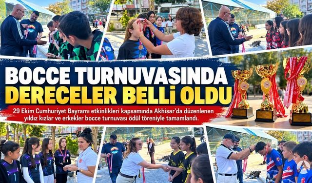 Akhisar’da Cumhuriyet Bayramı Bocce Turnuvası Sona Erdi