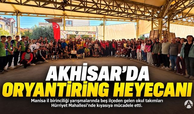 Akhisar’da Oryantiring Heyecanı: Genç Sporcular İl Birinciliği İçin Yarıştı
