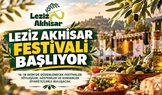 Leziz Akhisar Festivali’nin 3 Günlük Sahne Programı Belli Oldu