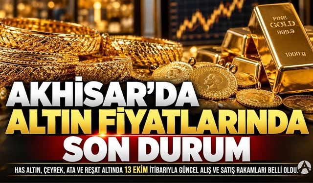Altın Fiyatları Güne Nasıl Başladı? İşte 13 Ekim Güncel Alış ve Satış Fiyatları