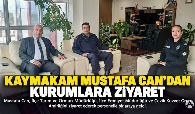 Kaymakam Mustafa Can’dan Akhisar’da Üç Kuruma Ziyaret