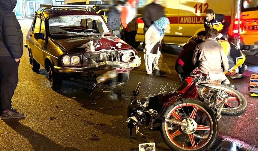 Akhisar’da feci motosiklet kazası!