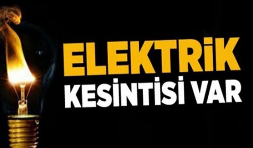 Akhisar’da 2 Mart Perşembe günü elektrik kesintisi!