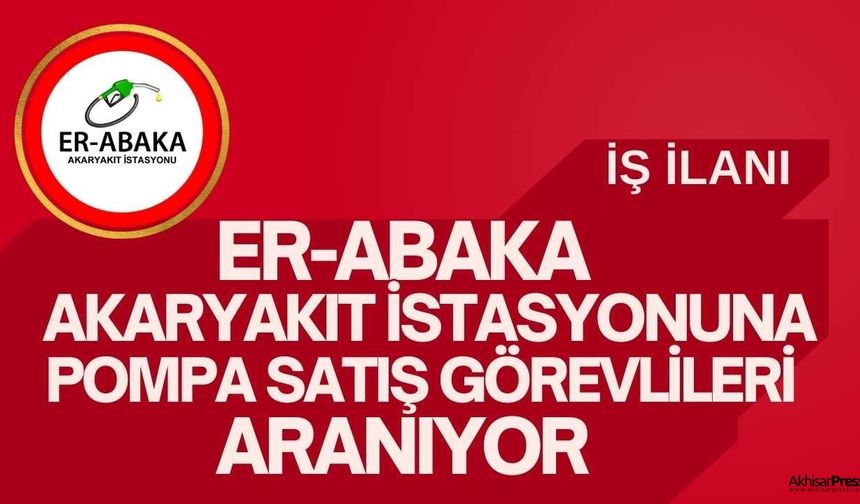 Akaryakıt İstasyonu Pompa Satış Görevlileri aranıyor
