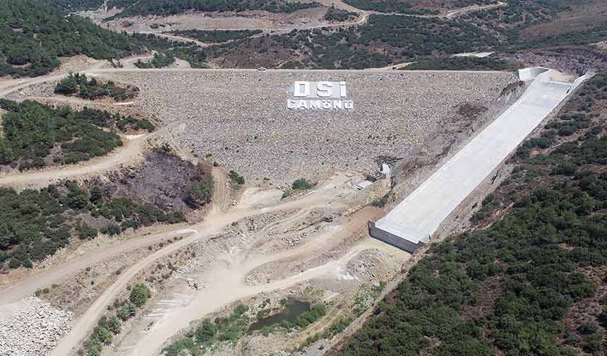Çamönü Barajı'nda işlem tamam! 2 bin 270 dekar araziye can suyu olacak!