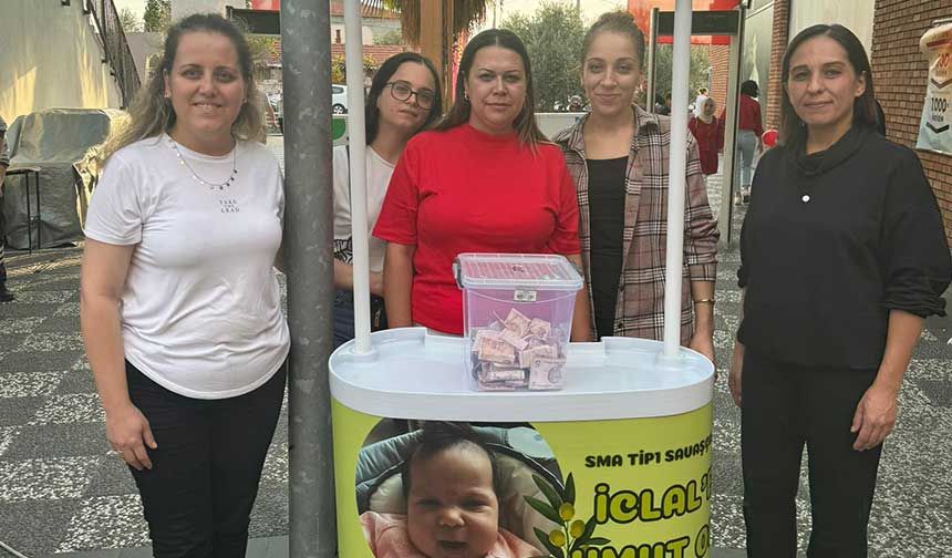 Novada AVM'den SMA'lı İclal bebeğe destek!