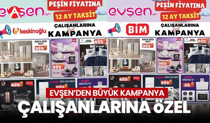 Evşen AVM'den Akhisar’daki Çalışanlara Özel Kampanya