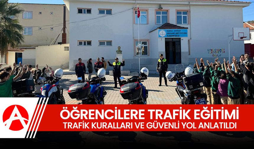 Gökçeahmet İlköğretim Okulu'nda Öğrencilere Trafik Eğitimi Verildi