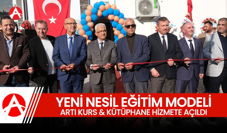 Yeni Nesil Eğitim Modeliyle Akhisar’a Değer Katacak "Artı Kurs Kütüphane" Açıldı