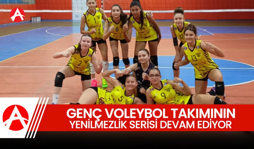 Akhisargücü Genç Kız Voleybol Takımı Yenilmezlik Serisini Sürdürüyor!