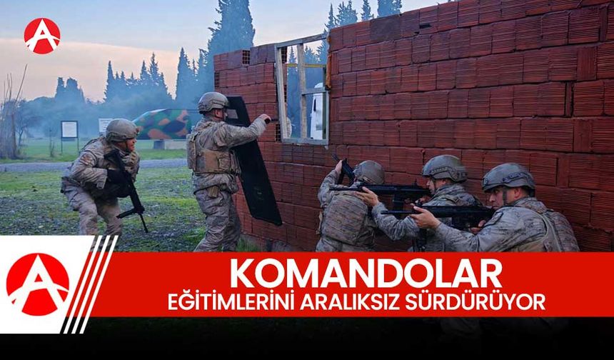 Jandarma Asayiş Komando Bölük Komutanlığı Eğitimlerini Sürdürüyor