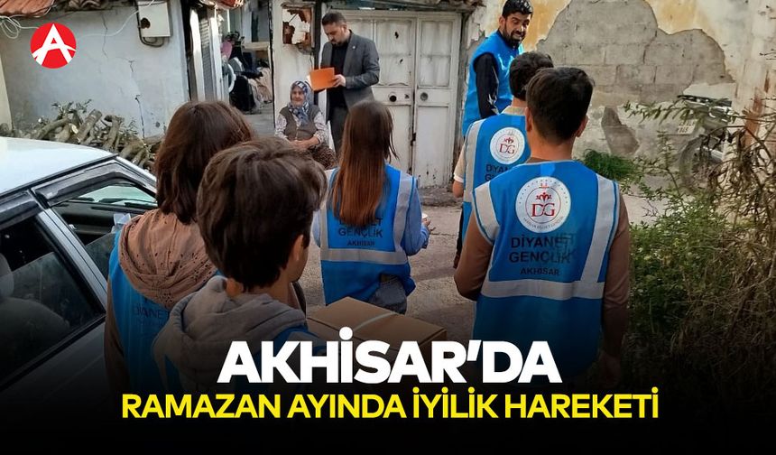 Akhisar’da Ramazan Ayında İyilik Hareketi Devam Ediyor