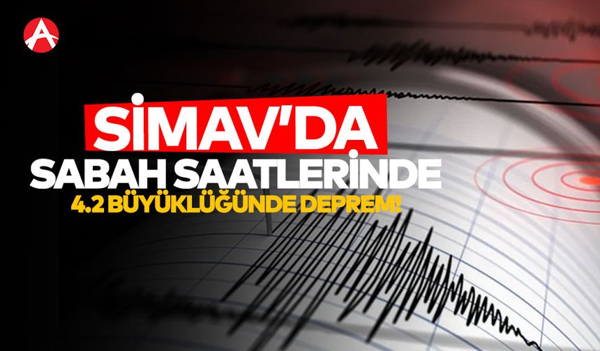 Kütahya Simav’da 4.2 Büyüklüğünde Deprem Meydana Geldi
