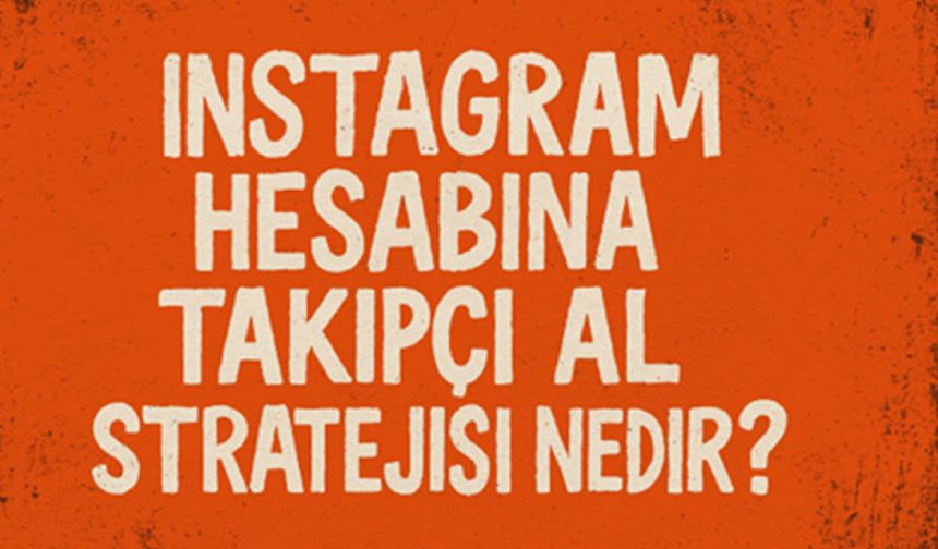 Instagram Hesabına Takipçi Al Stratejisi Nedir?
