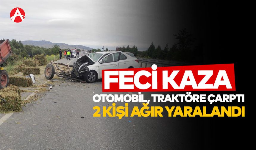 Akhisar-Gölmarmara Karayolunda Trafik Kazası: 2 Kişi Ağır Yaralandı