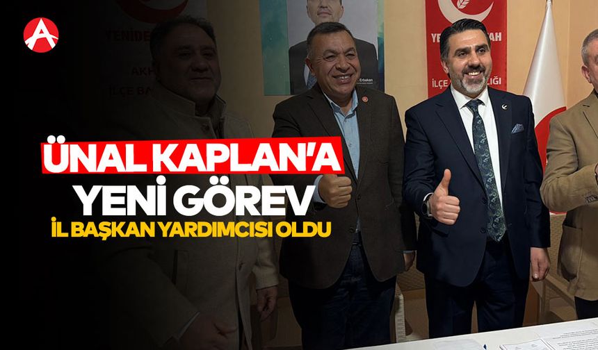 Ünal Kaplan, Manisa İl Başkan Yardımcısı Oldu